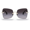 MIU MIU WOMENS SUNGLASSES GOLD/BLACK/CRYSTAL 0MU 50WS