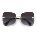 MIU MIU WOMENS SUNGLASSES GOLD/BLACK/CRYSTAL 0MU 50WS