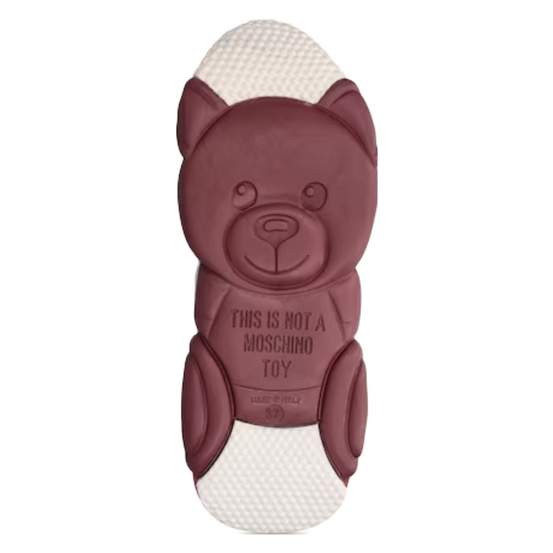MOSCHINO TEDDY POP SHOES BURGUNDY/TAN/PINK – Enzo Clothing Store