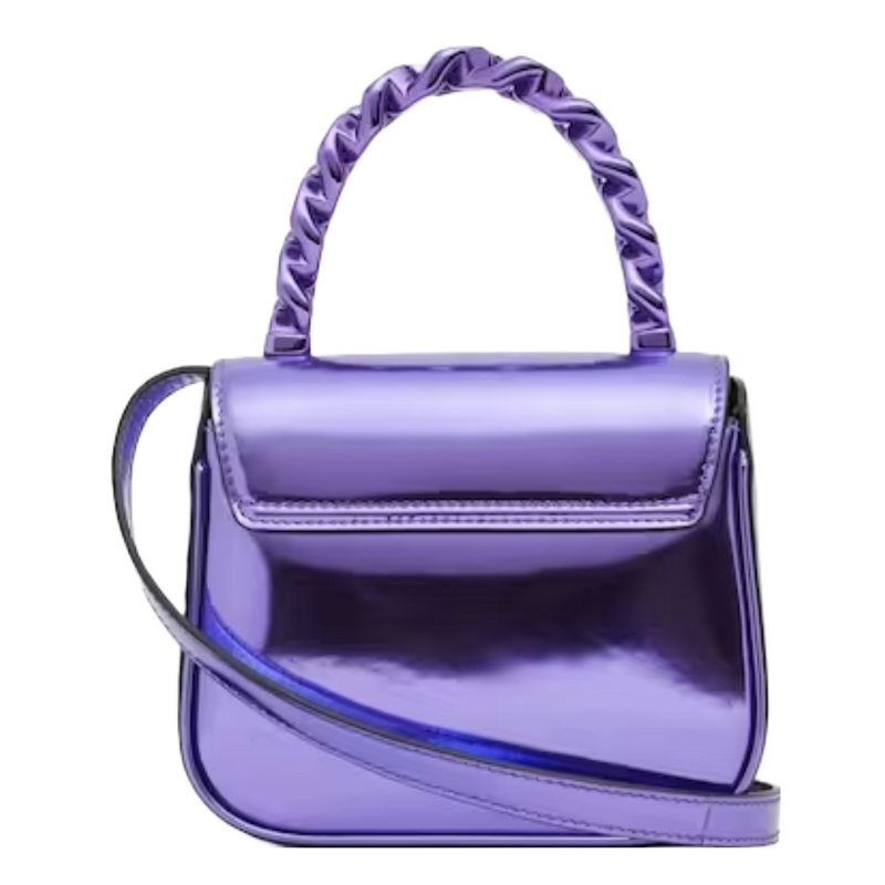 Versace La Medusa Mini Patent Leather Crossbody