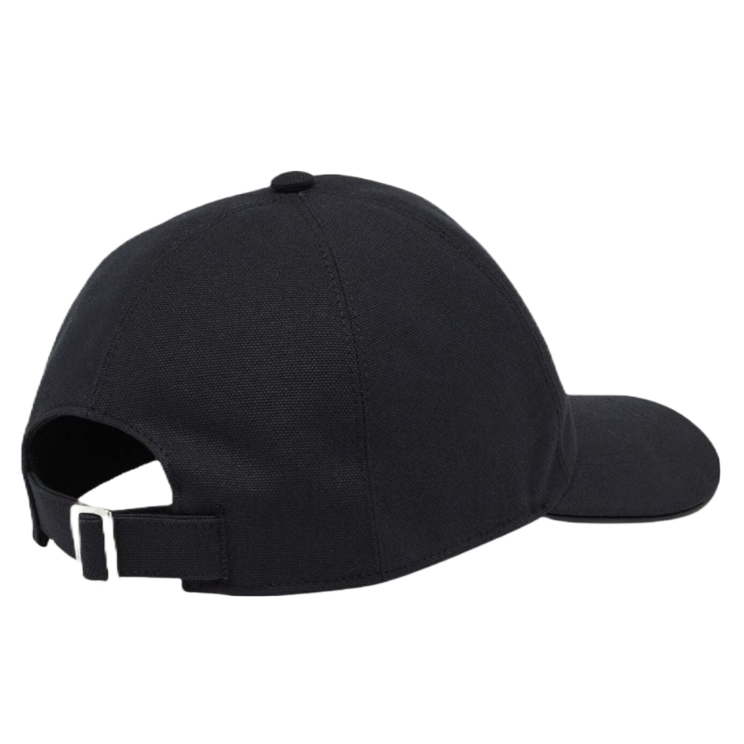 FERRAGAMO BASEBALL HAT WITH LOGO BLACK