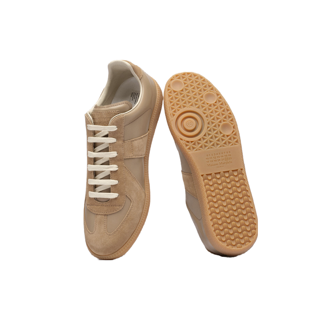 MAISON MARGIELA REPLICA SNEAKERS LIGHT BROWN