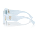 BURBERRY MARGOT MONOGRAM MOTIF OVERSIZED FRAME  AZURE/BLUE