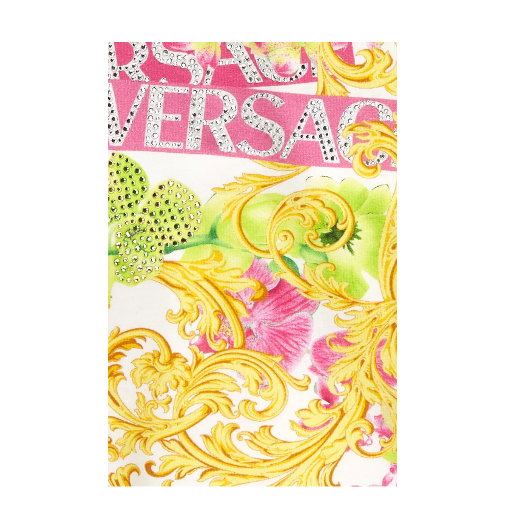 KIDS VERSACE GIRLS ORCHID MULTICOLOR TSHIRT