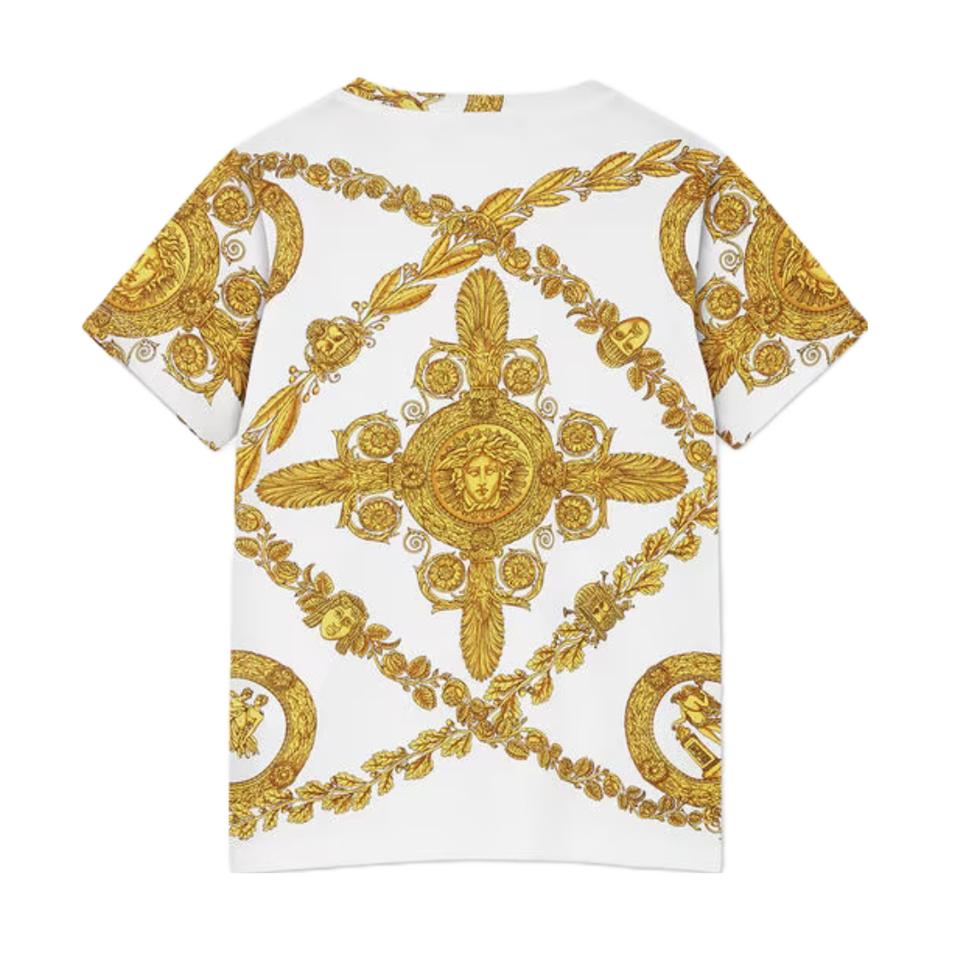 VERSACE MASCHERA BAROQUE BIG KIDS T-SHIRT