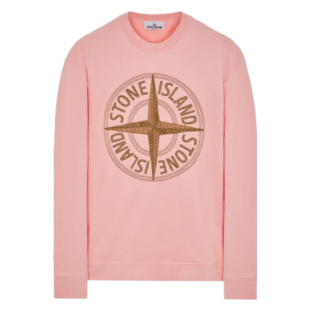 STONE ISLAND 65484 'STITCHES FOUR' PRINT SWEATSHIRT