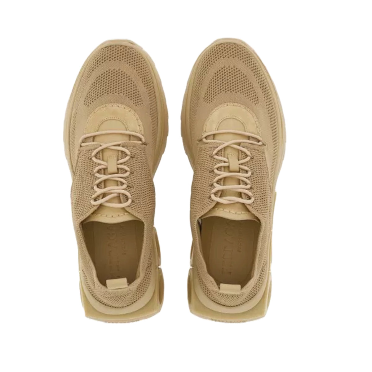 FERRAGAMO RUNNING SNEAKERS BEIGE