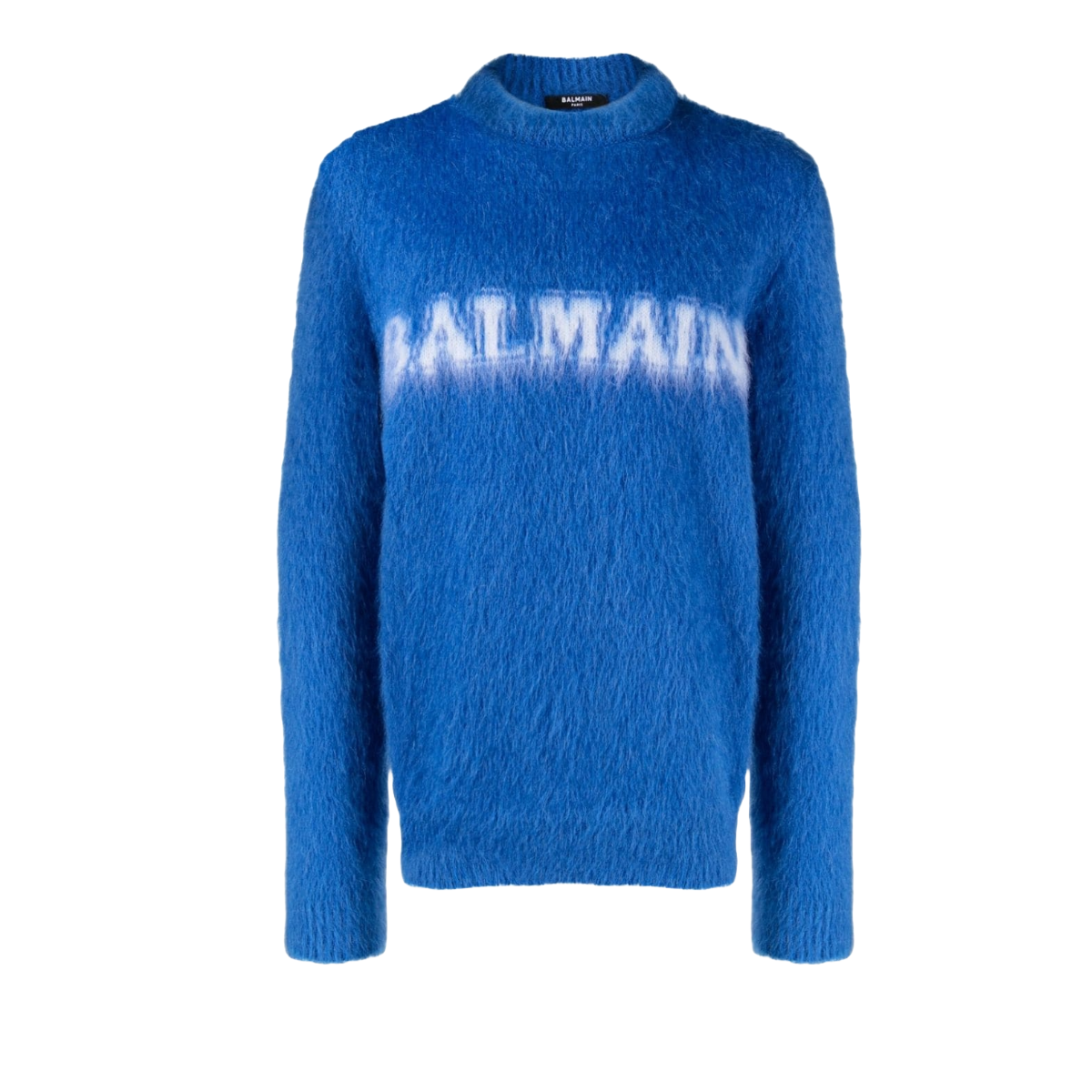 BALMAIN RETRO JUMPER IN BRUSHED MOHAIR