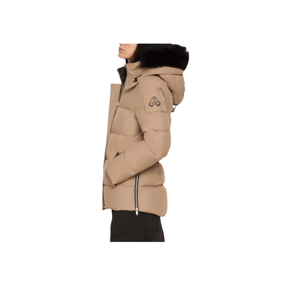 MOOSE KNUCKLES WOMENS CLOUD 3Q JACKET SHEARLING