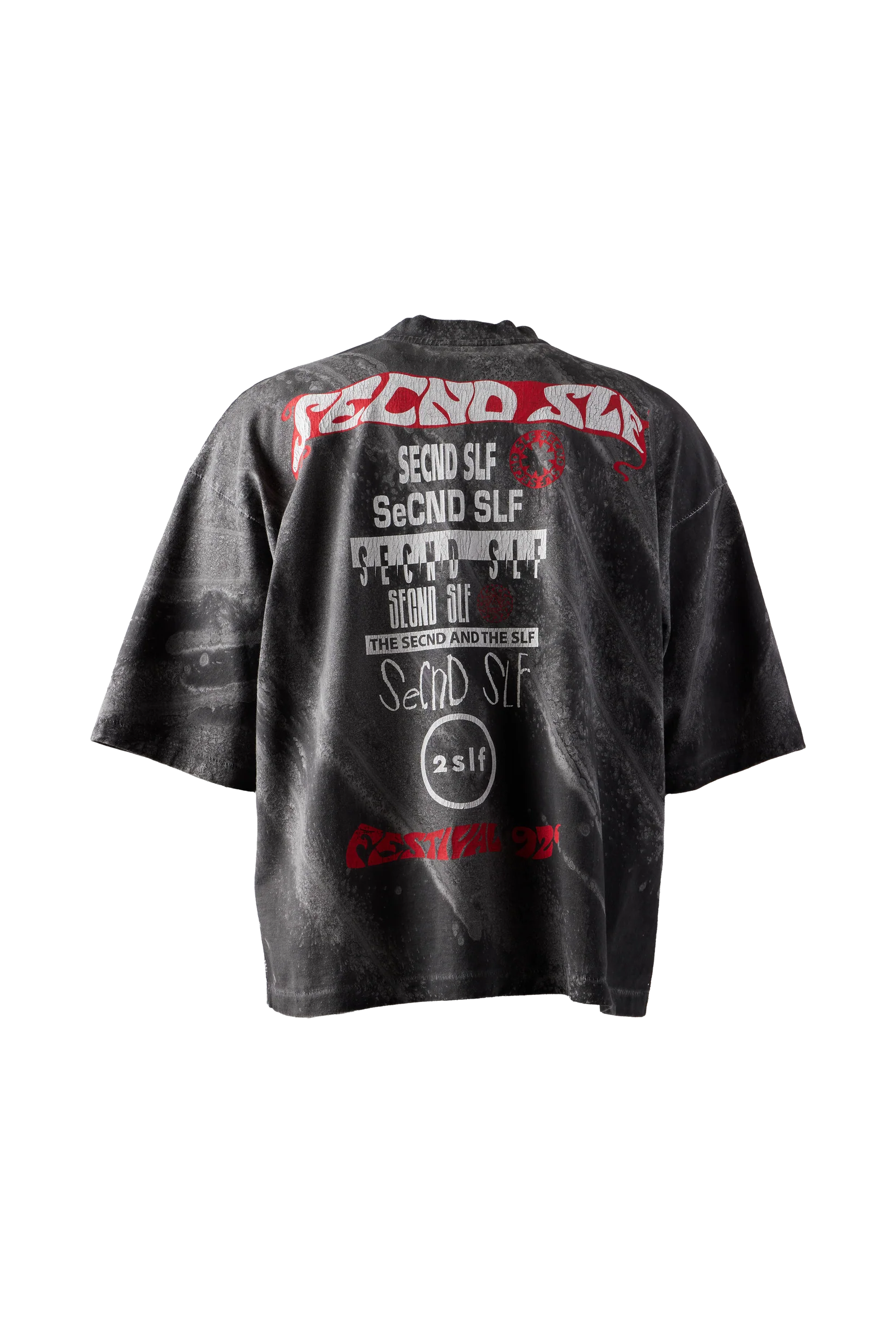 SPACIAL LASSO TEE GRAY