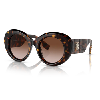 BURBERRY WOMENS SUNGLASSES DARK HAVANNA 0BE4370U