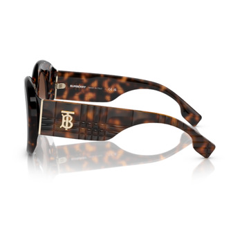 BURBERRY WOMENS SUNGLASSES DARK HAVANNA 0BE4370U