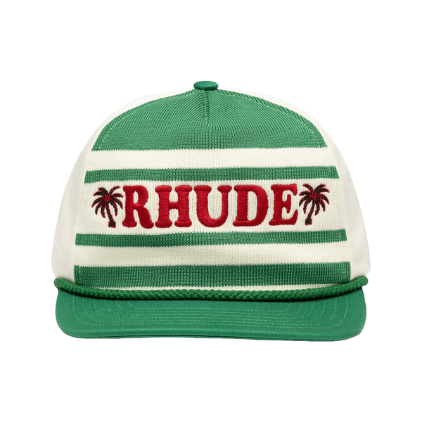 RHUDE BEACH CLUB HAT GREEN/CREAM
