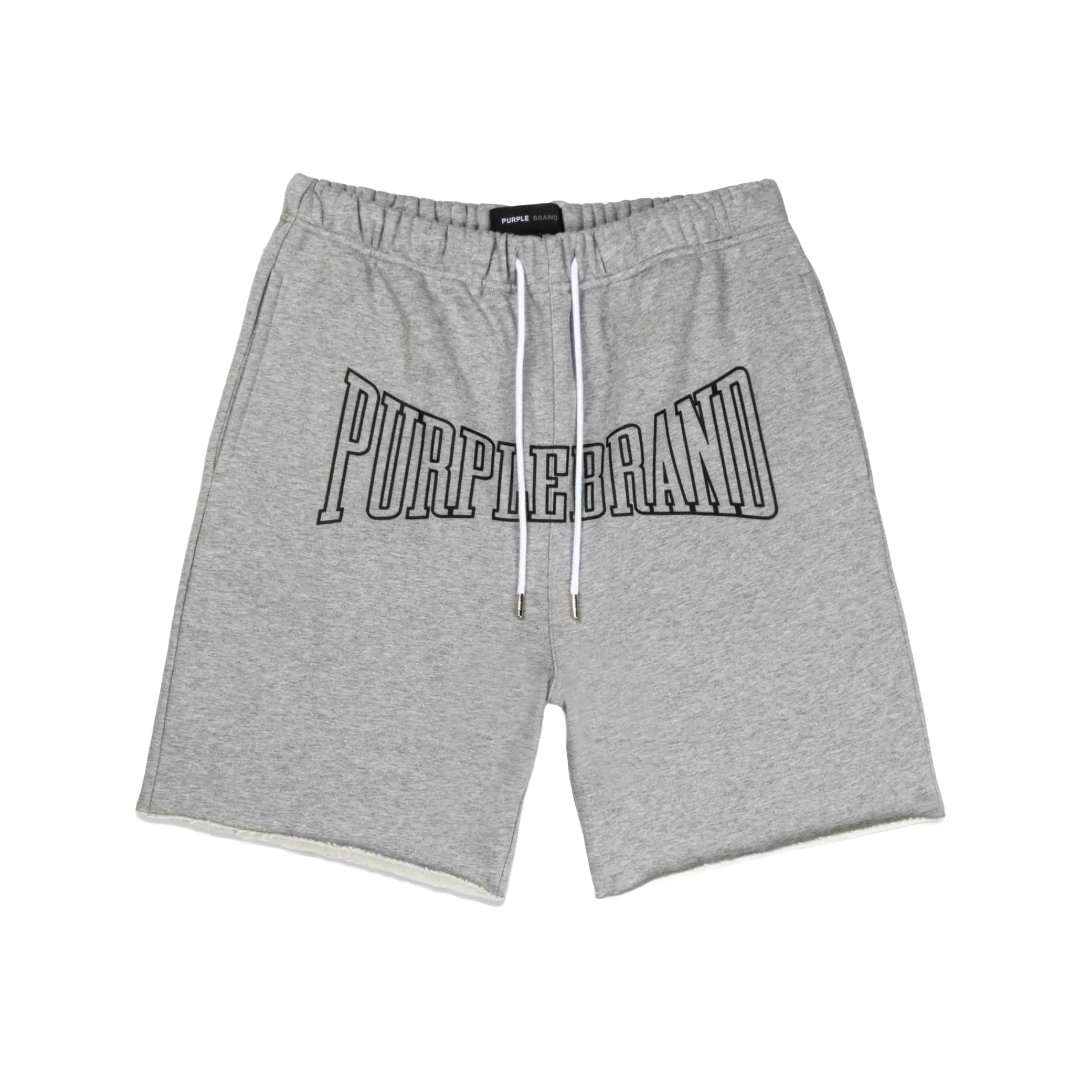 PURPLE BRAND HEAVYWEIGHT SHORT GREY