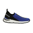 DOLCE & GABBANA KIDS STRETCH MESH SORRENTO 2.0 SNEAKERS BLUE/BLACK