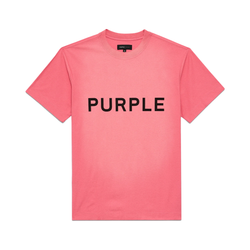 PURPLE BRAND WORDMARK TEE PINK