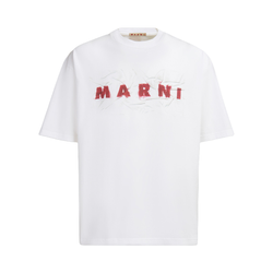 MARNI WRIKLED MARNI ORGANIC JERSEY LILY WHITE