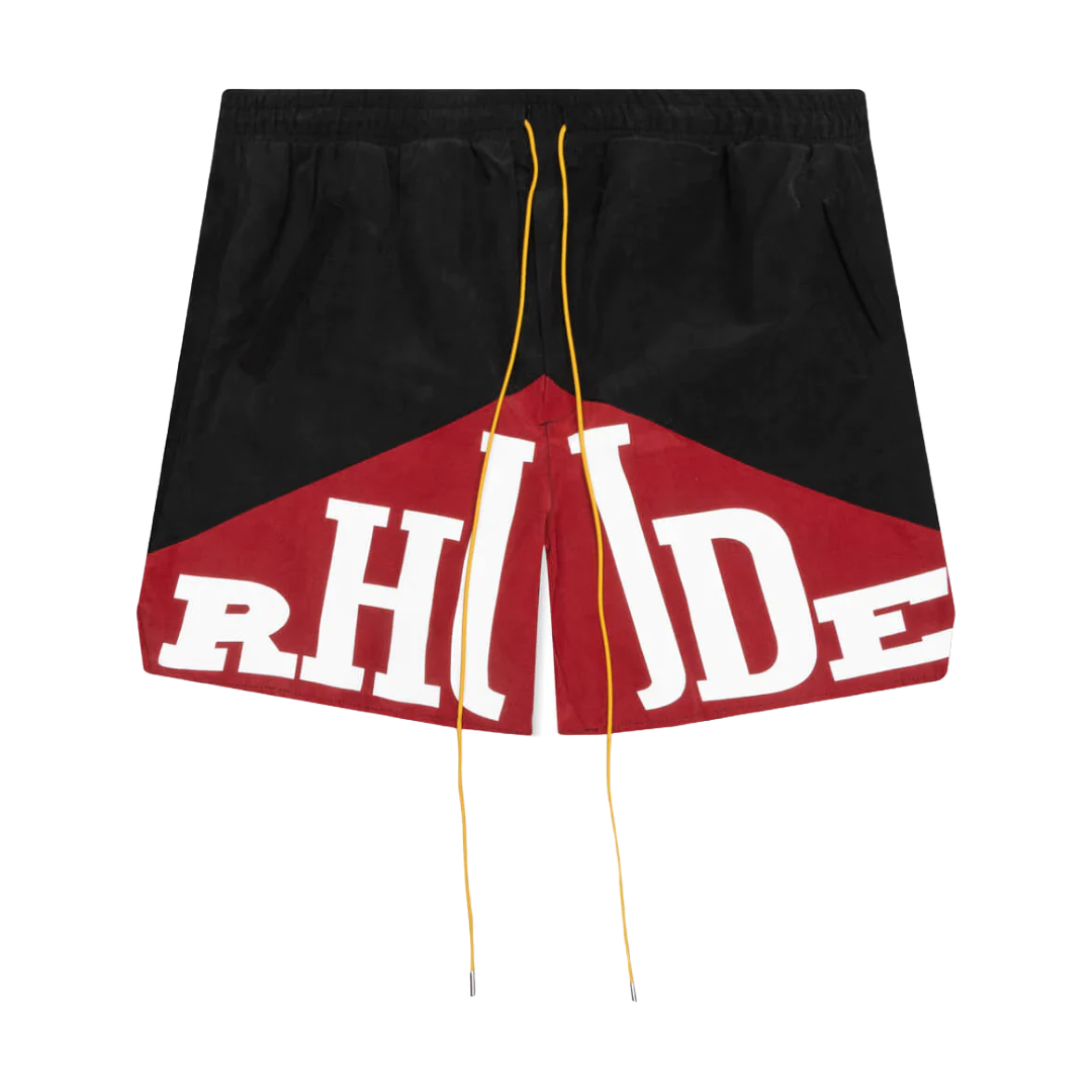 YACHTING SHORT BLACK/MAROON