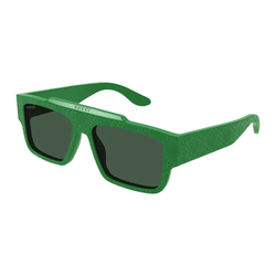 SQUARE-FRAME SUNGLASSES GREEN