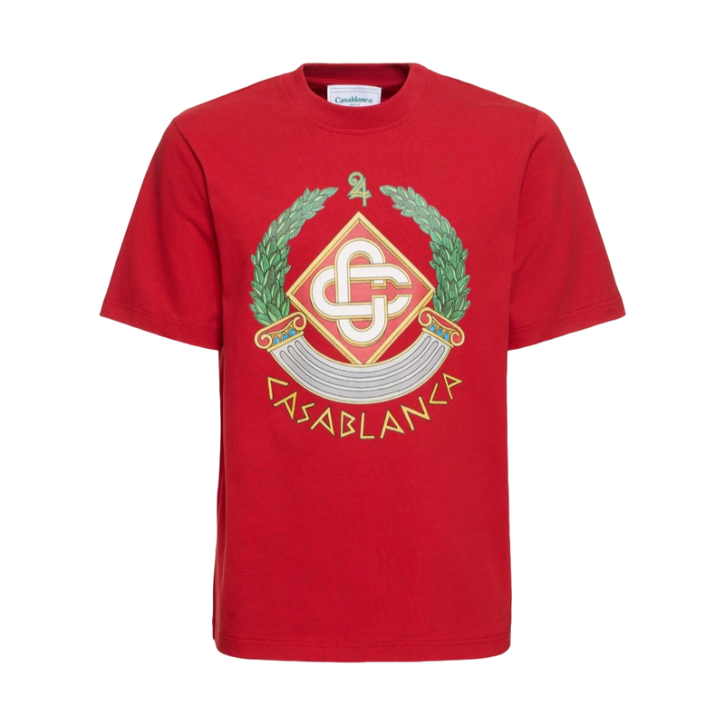 CASA CREST RED T-SHIRT