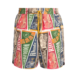 COLLEGIATE FLAG TWILL SHORT MULTICOLOR