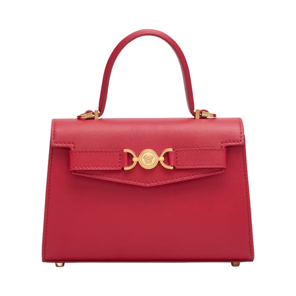 MEDUSA '95 SMALL HANDBAG LIPSTICK RED/GOLD