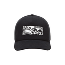 BASEBALL CAP WITH LOGO BLACK/WHITE