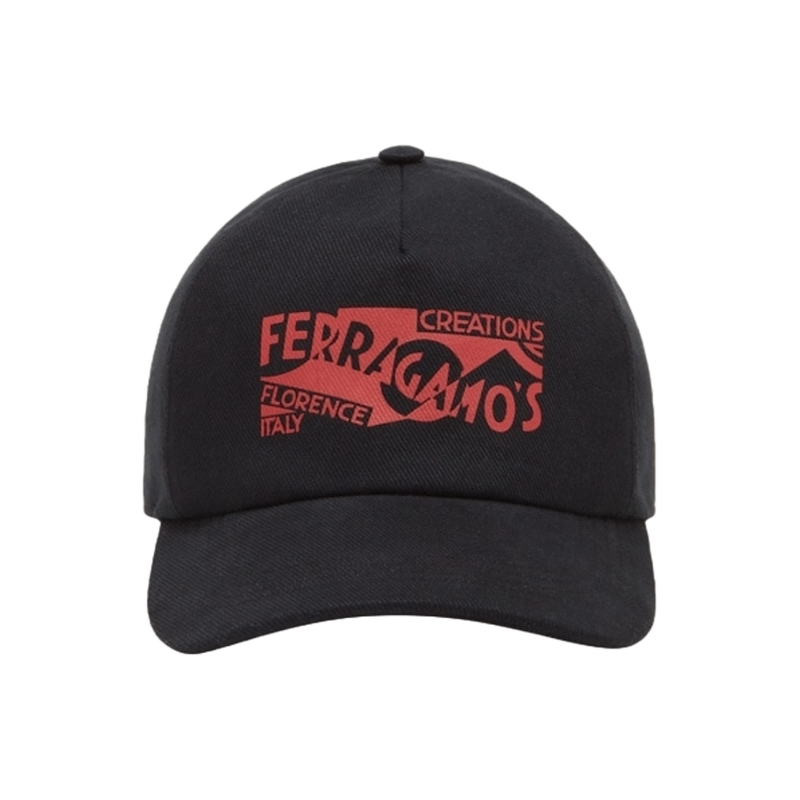 BASEBALL CAP WITH LOGO BLACK/RED