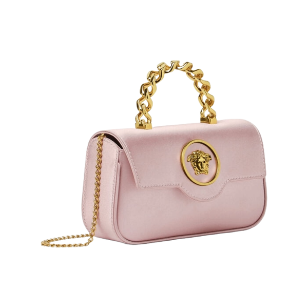 LA MEDUSA SATIN MINI BAG LIGHT PINK