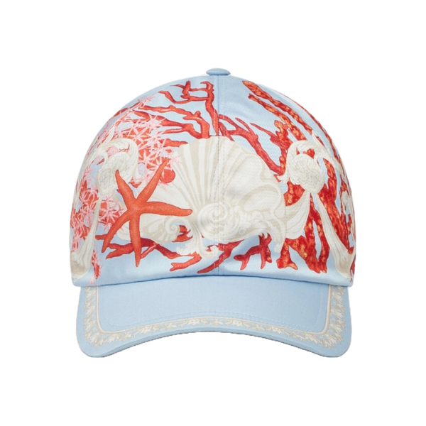 BAROCCO SEA BASEBALL CAP BLUE+PRINT