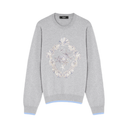 EMBROIDERED SHELL BLASONE SWEATER
