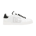 CALFSKIN PORTOFINO SNEAKERS WHITE/BLACK