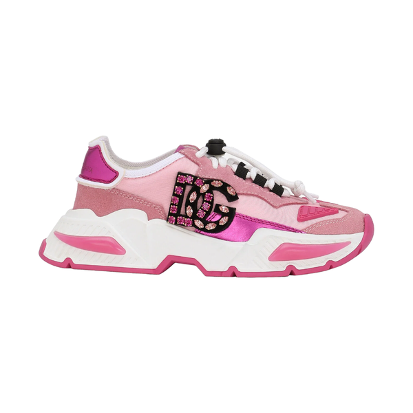 NYLON AIRMASTER SNEAKERS WITH DG LOGO ROSA/FUXIA