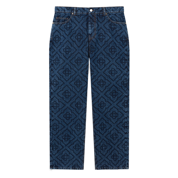 DARK VINTAGE MONOGRAM JEANS