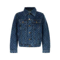 DARK VINTAGE MONOGRAM DENIM JACKET