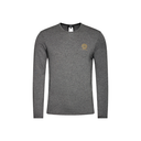 VERSACE LOGO LONG SLEEVE UNDERSHIRT GRAY