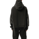 HEAVY HOOD IN WASHED BLACK
