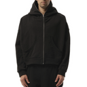 ETERNAL ZIP HOODIE IN SOOT