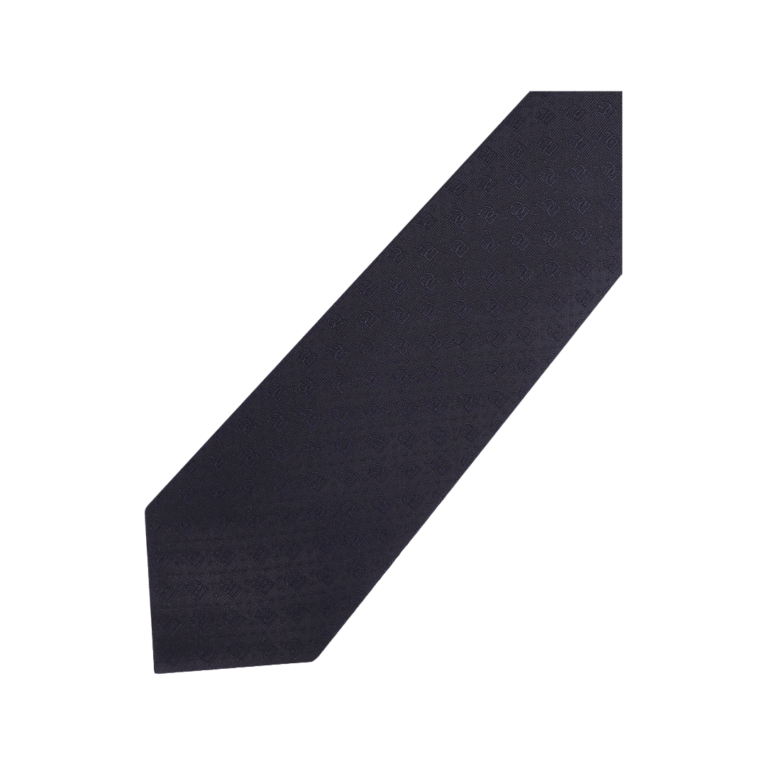 8-CM SILK JACQUARD BLADE TIE WITH DG LOGO