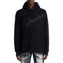 FLOCKED BALMAIN LETTER HOODIE