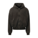 THERMAL HOOD IN WASHED BLACK