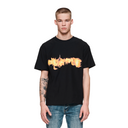 PURPLE BRAND BLACK INFERNO FIRE TEE