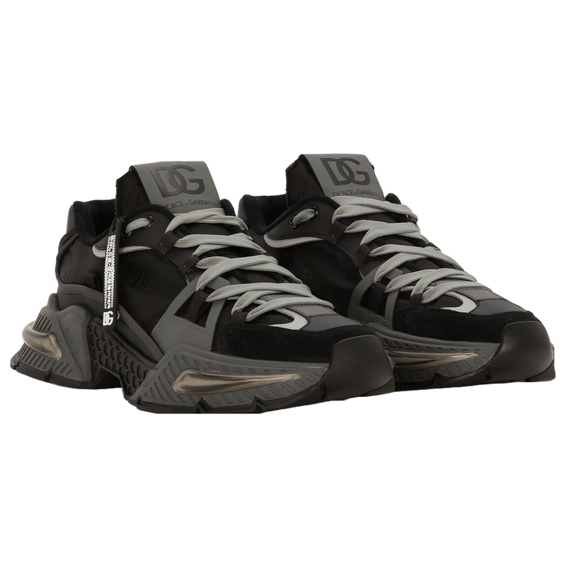 DOLCE & GABBANA AIRMASTER SNEAKER BLACK/GREY