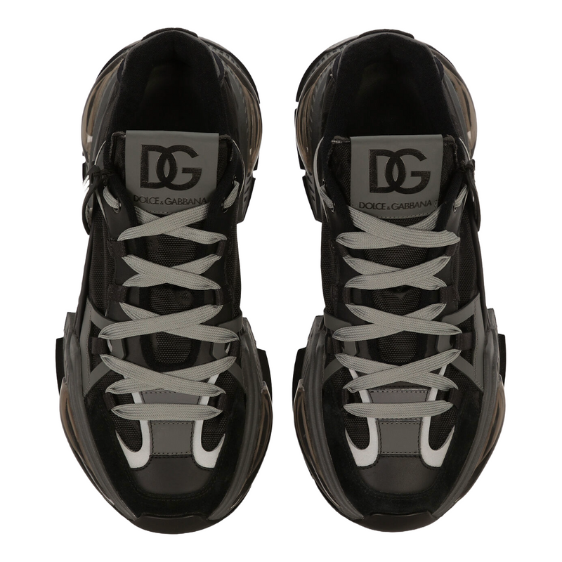 DOLCE & GABBANA AIRMASTER SNEAKER BLACK/GREY