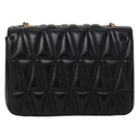 VERSACE SMALL VIRTUS SHOULDER BAG BLACK/GOLD