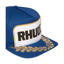 RHUDE FORMULA PANEL TRUCKET HAT BLUE
