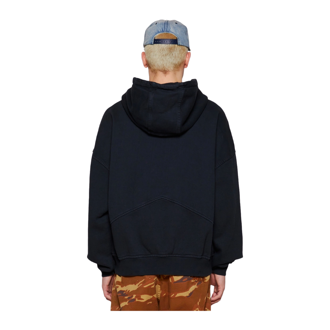 RHUDE PARCOURS DES CHAMPIONS ZIP HOODIE VTG BLACK