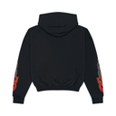 RHUDE SCREAMING EGLE HOODIE VTG BLACK