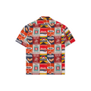 RHUDE CIGARETTA SILK SHIRT RED MULTI