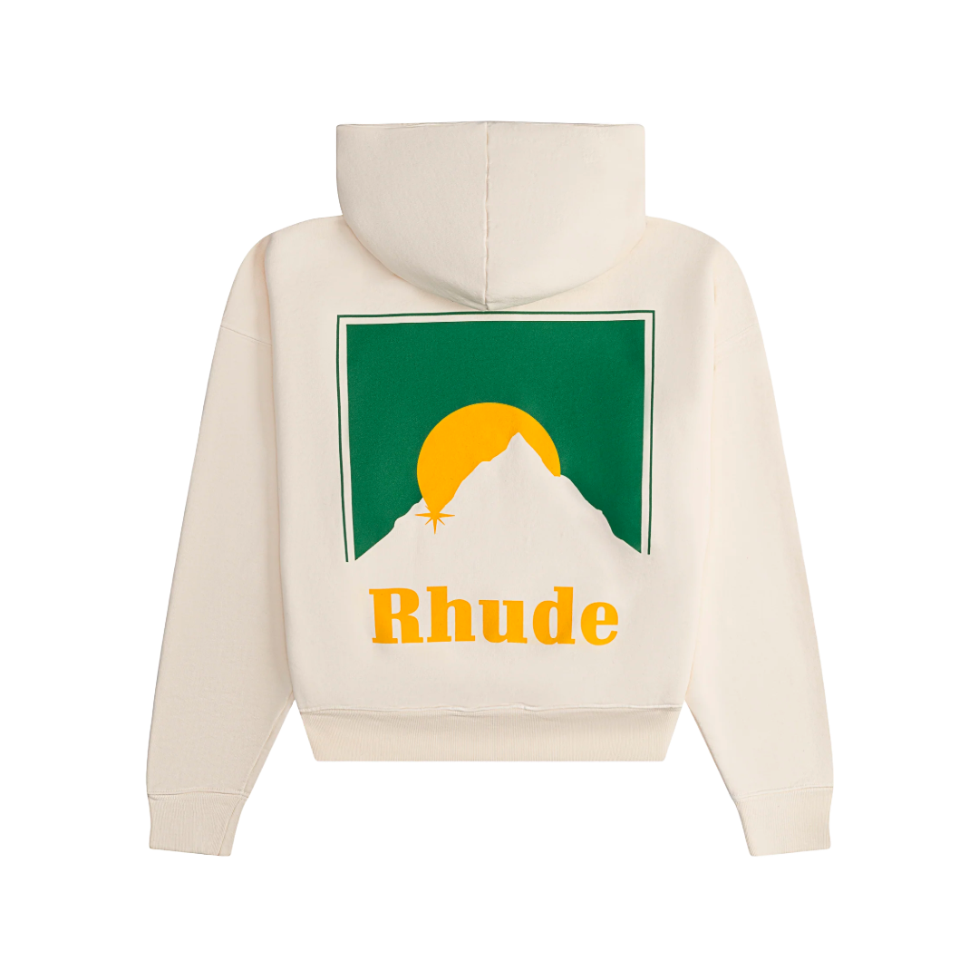 RHUDE MOONLIGHT HOODIE VTG WHITE